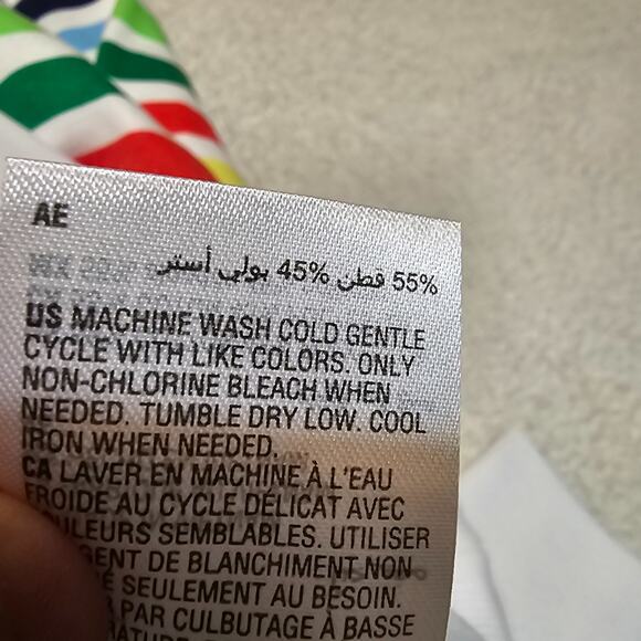 NWT Charter Club Women's Crewneck Fleece Sweatshirt Top Multicolor Stripe Small - Picture 9 of 10